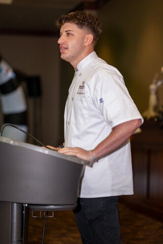 photo taken during the little dinner series beetlejuice event