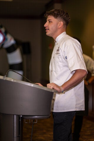 photo taken during the little dinner series beetlejuice event