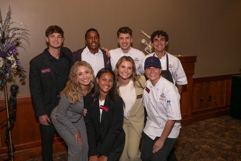 photo taken during the little dinner series beetlejuice event