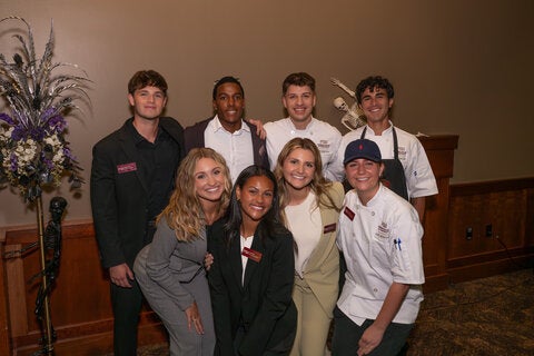 photo taken during the little dinner series beetlejuice event