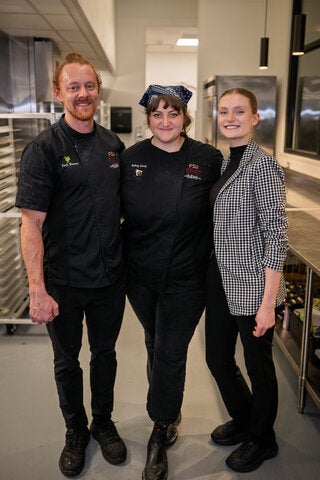 photo taken during the little dinner series beetlejuice event