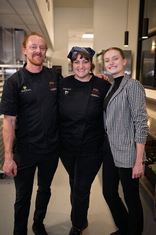 photo taken during the little dinner series beetlejuice event