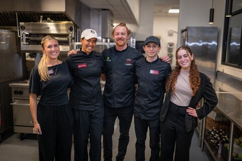 photo taken during the little dinner series beetlejuice event