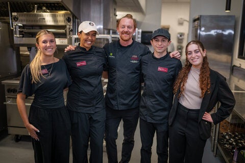 photo taken during the little dinner series beetlejuice event