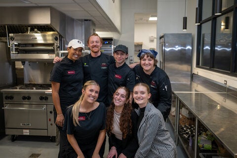 photo taken during the little dinner series beetlejuice event