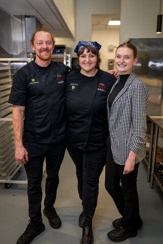 photo taken during the little dinner series beetlejuice event