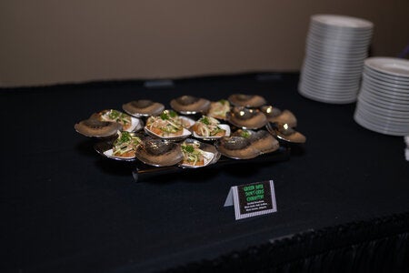 photo taken during the little dinner series beetlejuice event